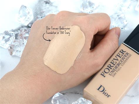 dior forever undercover 010|dior forever foundation color chart.